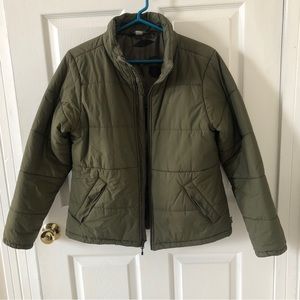 REI green puffer